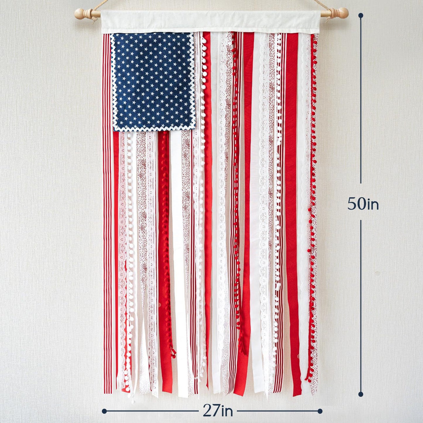 American Independence Day Garland - USA Flag Banner Decoration