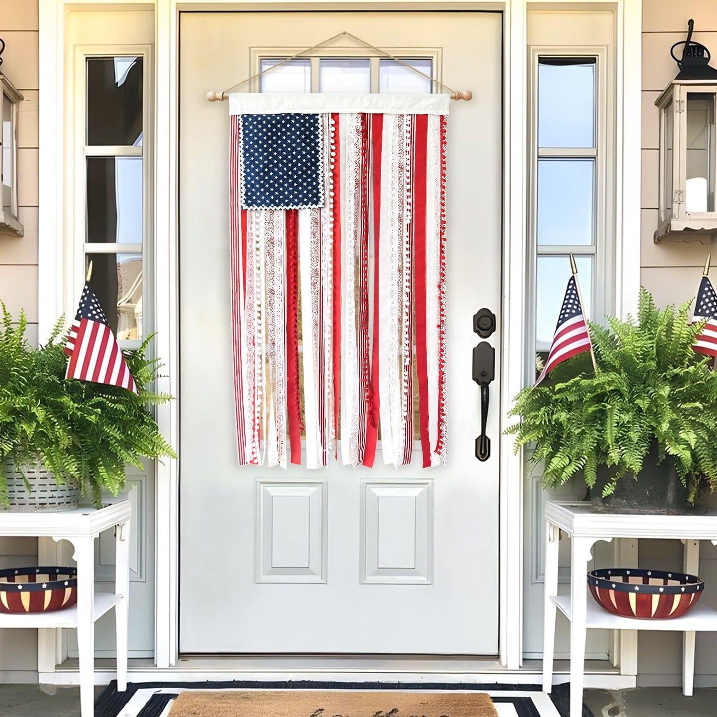 American Independence Day Garland - USA Flag Banner Decoration
